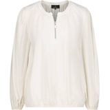 Monari - Blouse 808898 - Tijdloze Elegantie - V-hals - Ritssluiting