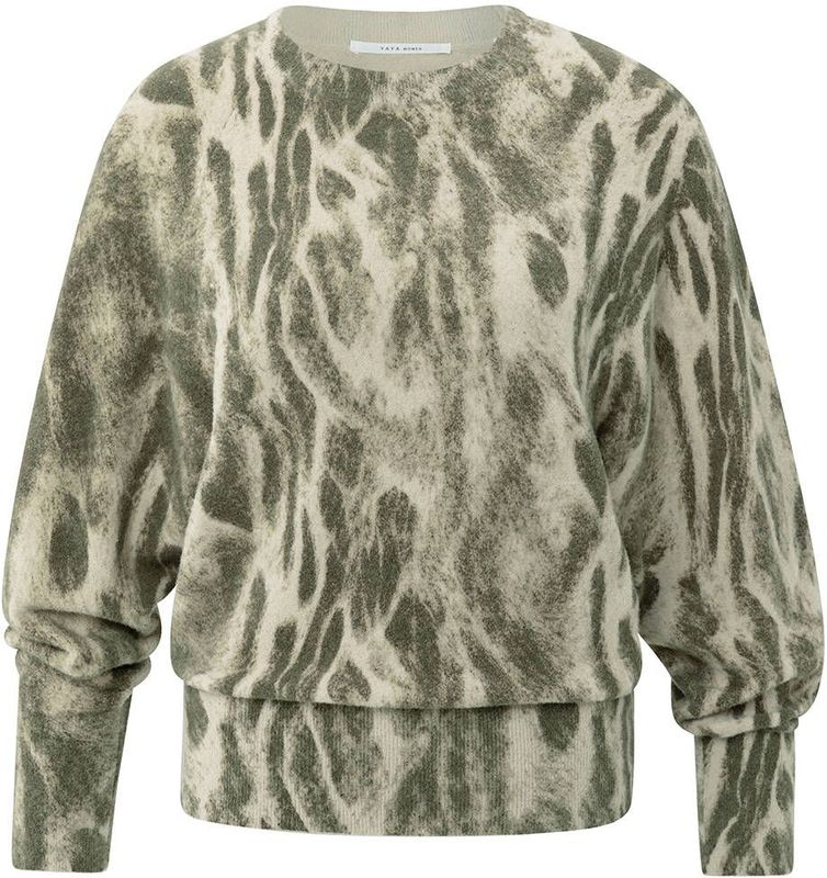 YAYA Pullover 01-000497-509 Khaki