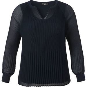 Frapp - Blouse lange mouw - Donker blauw - 2564720