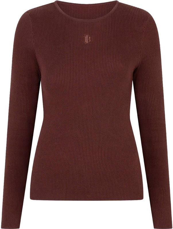 Ibana - Top lange mouw - Bordeaux - 302550089 Tamora Lon