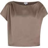 Dante 6, Dames, Blouses & Shirts, Beige, Maat: XS Satijn,
