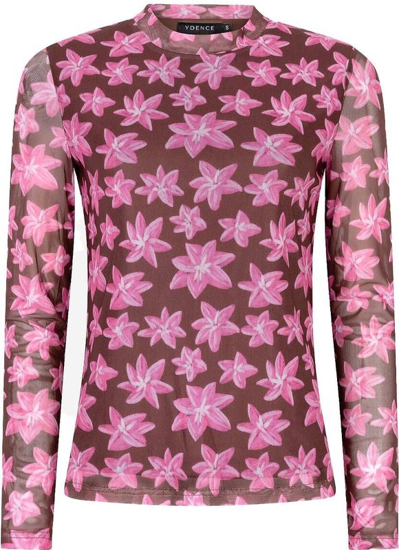 Ydence - T-shirt - Bruin - Willemijn Ws2557 - Dames