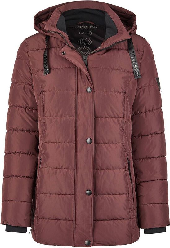 Barbara Lebek - Jas 30660052 - Diepe Bordeaux - Tussenjas