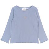 TNSTRianna - L_S Rib Tee - Licht Blauw - T-shirt