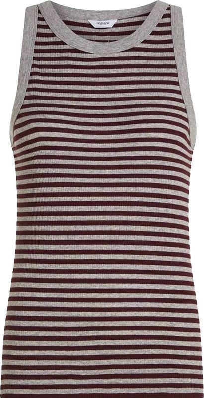 Penn & Ink Top zonder mouw W25F1718-STM Donker grijs