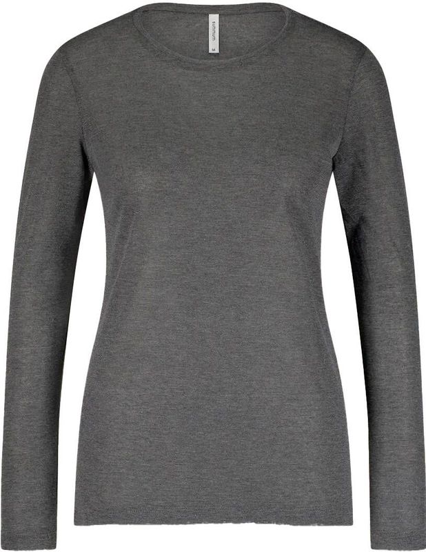 Summum - Blouse lange mouw - Donker grijs - 3s5170-30644