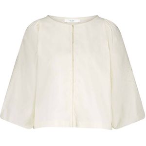 By-Bar Amsterdam - Blouse korte mouw - Wit - 25512031 RAE