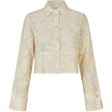 Second Female - PEORIA - Blouse - Ecru - Lange Mouw