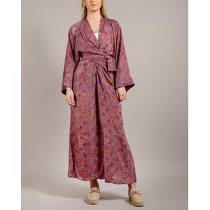 Sissel Edelbo Jurk CLAIRE LONG DRESS Paars