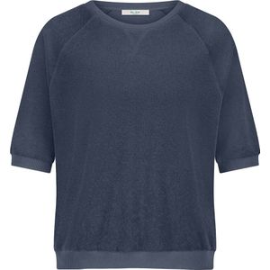 By-Bar Amsterdam - Top - Donker Blauw - Korte Mouw - 25511016