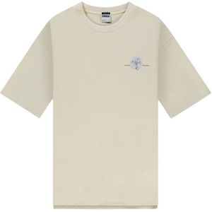 Kultivate - TS Luxury Valencia - T-shirt - Beige - Heren