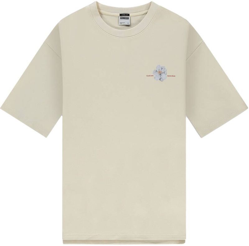 Kultivate - TS Luxury Valencia - T-shirt - Beige - Heren