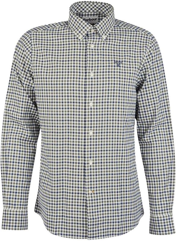 Barbour - MSH5242 - Overhemd - Midden Groen - Lange Mouw