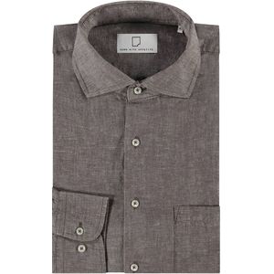 Born With Appetite Overhemd lange mouw 25107CU01 Donker bruin