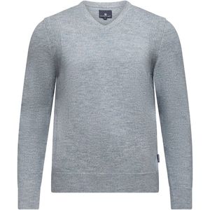 State of Art - Pullover 12125060 - Grijs - V-Neck Plai