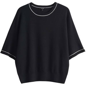 Opus Pullover Korte Mouw - Kleur Zwart