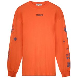 Stieglitz - Xavi Skate - Longsleeve - Oranje - Oversized Fit