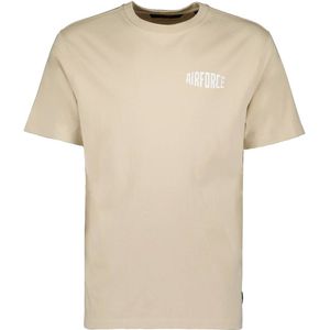 Airforce T-shirt korte mouw GEM1067-SS24 Zand