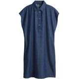 Opus - Shirtjurk - Blauw - Denimlook