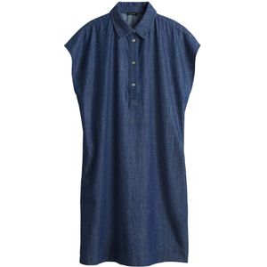 Opus - Shirtjurk - Blauw - Denimlook