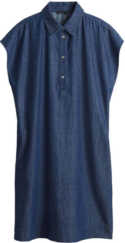Opus - Shirtjurk - Blauw - Denimlook