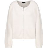 monari - Gebreid Vest - Ecru - Lange Mouw - Normale Pasvorm