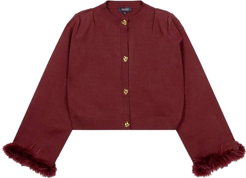 Refined Department - Mady Vest - Bordeaux - Wol