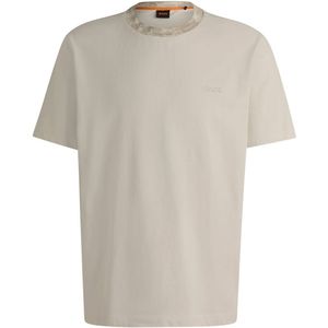 Boss Orange T-shirt korte mouw 50523236 Licht beige