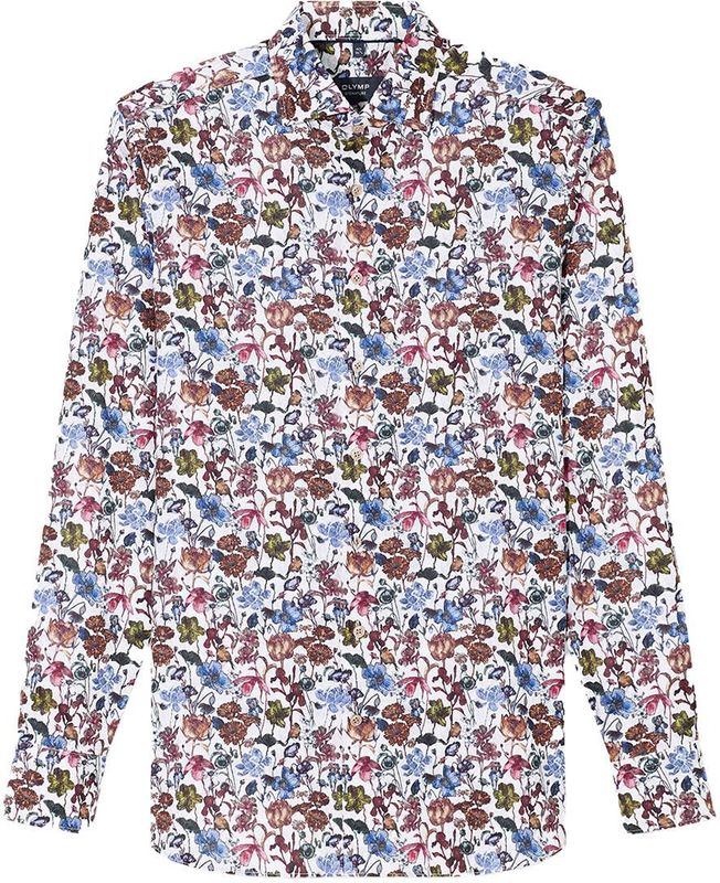 OLYMP SIGNATURE - Gebroken Wit - Overhemd - Tailored Fit - SIGNATURE Kent