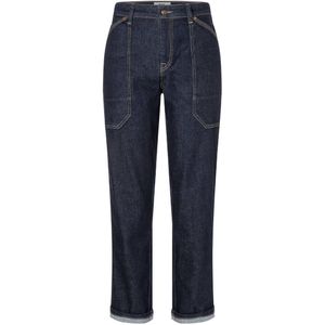 Jeans - Effen - Denim - 7/8 Lengte - Regular Pasvorm - Mid Waist