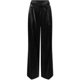 Aaiko Broek HAILEY SATIN NY 5 Zwart