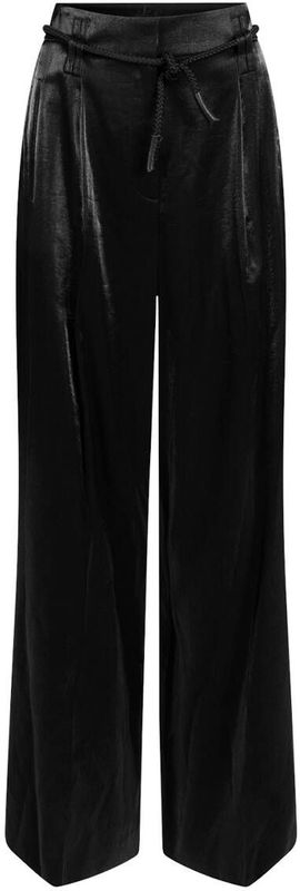 Aaiko Broek HAILEY SATIN NY 5 Zwart