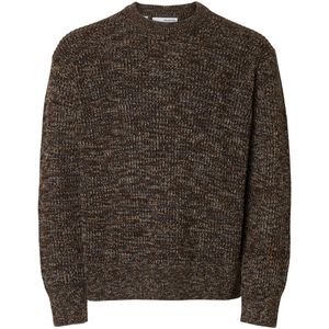 SELECTED HOMME - TILUM - Gemêleerde Pullover - Relaxed Fit - Puur Katoen