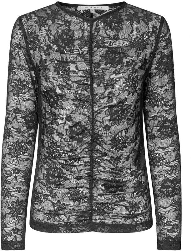 Second Female Top lange mouw 60246 SOCIAL Zwart