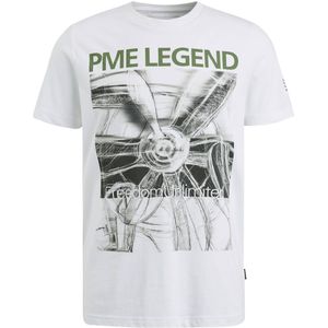 PME Legend T-shirt korte mouw PTSS2402579 Wit