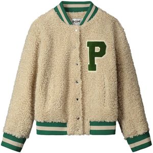 POM Amsterdam - Teddy Baseball Jack - Ecru - Dames