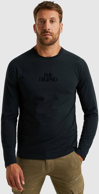 PME Legend T-shirt lange mouw PTS2511515 Blauw