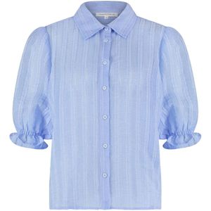 Tramontana Blouse korte mouw C17-11-301 Licht blauw