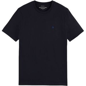 Scotch & Soda T-shirt korte mouw 165319 Donker blauw