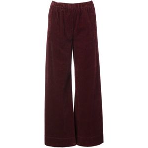 Pantalon - Jamie - Casual - Wijde Pijpen - Elastische Taille
