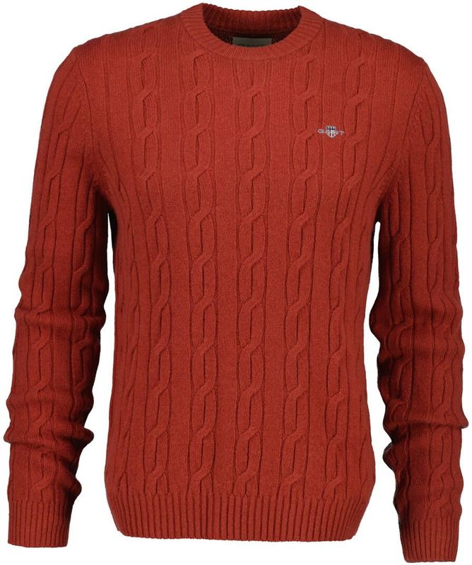 Gant - 8050213 - Pullover - Oranje - C-Neck