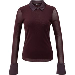 YAYA Top lange mouw 01-709346-511 Paars