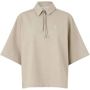 Second Female - Blouse lange mouw - Licht beige - 59585 FICARIAS