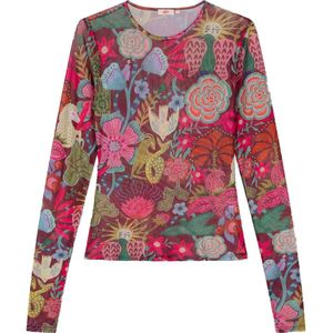 Oilily - F25WJE4002 - Top - Bordeaux - Lange Mouw