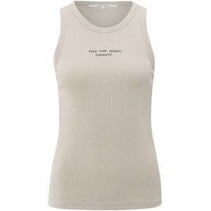 YAYA Top zonder mouw 01-729042-506 Zand