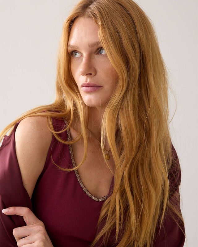 Summum Top zonder mouw 3s5244-30366 Bordeaux