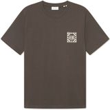 Les Deux T-shirt korte mouw 1000501 GOODS Donker bruin