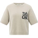 YAYA - 01-000485-508 - Pullover - Zand - Korte Mouw