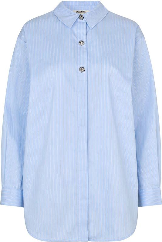 Modström Blouse lange mouw 58828 ROWANMD Licht blauw