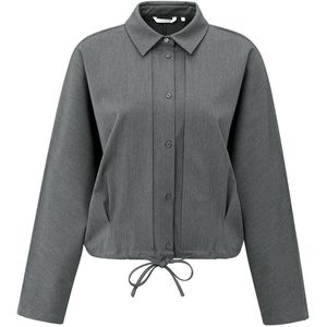 Yaya - Blouse - Antraciet - Dames